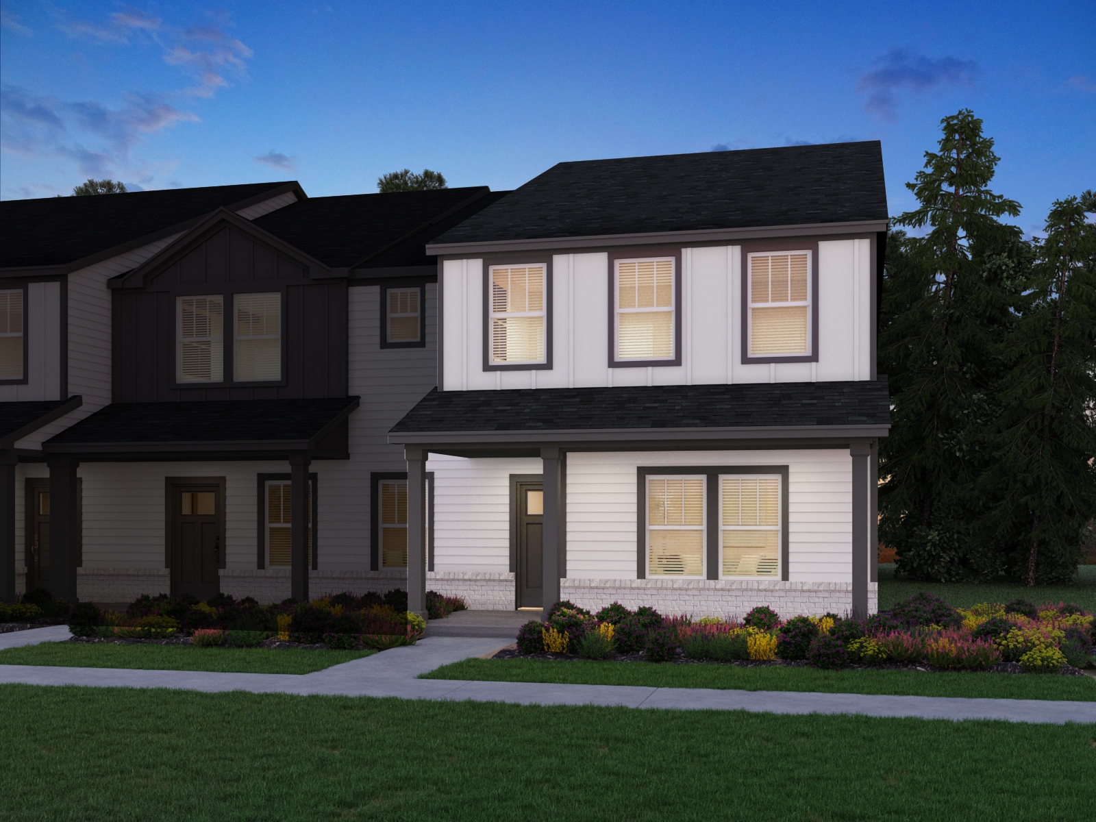 A Quick Move-in Lancaster End Unit Floorplan