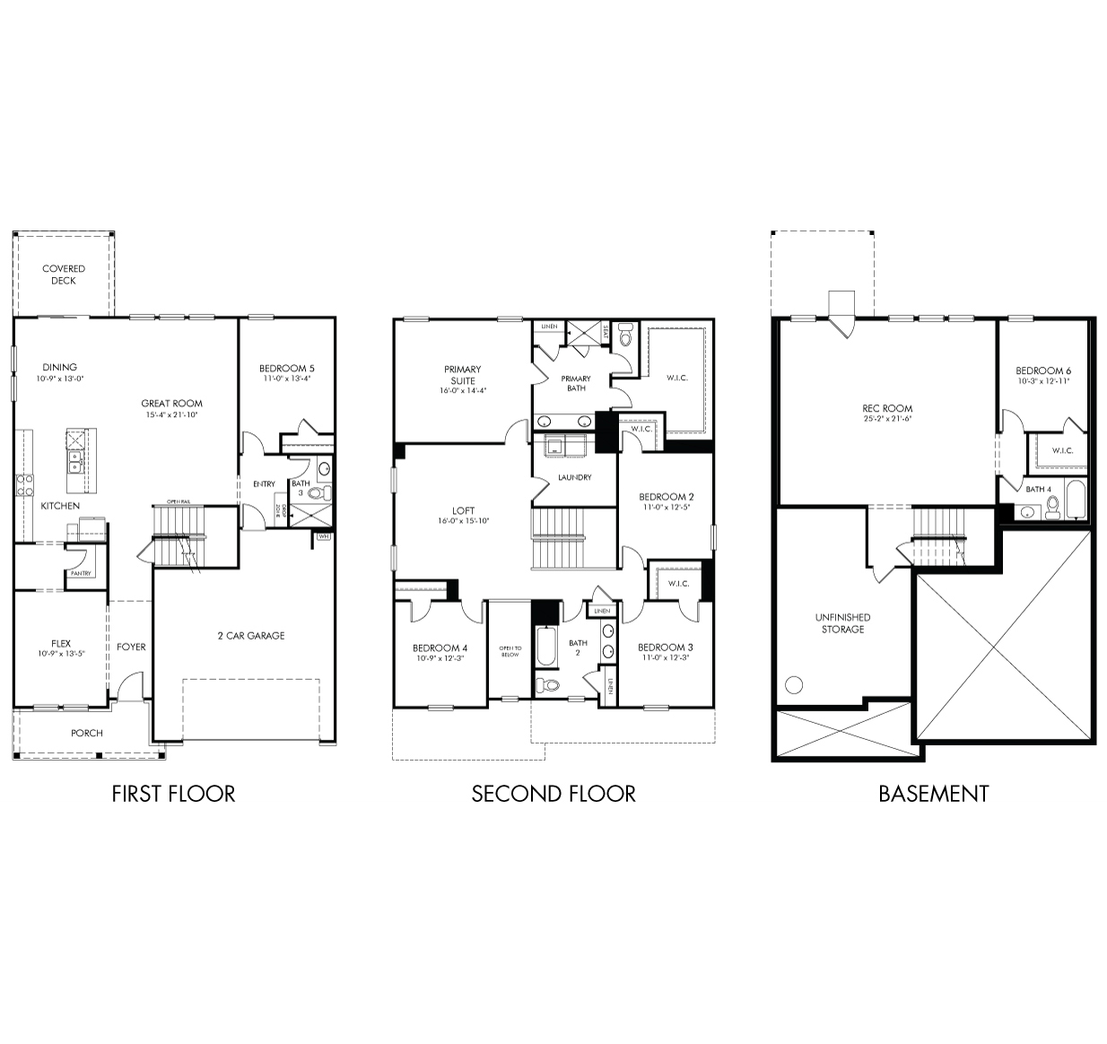 Johnson floorplan at a Meritage Homes Community in Charlotte, NC.