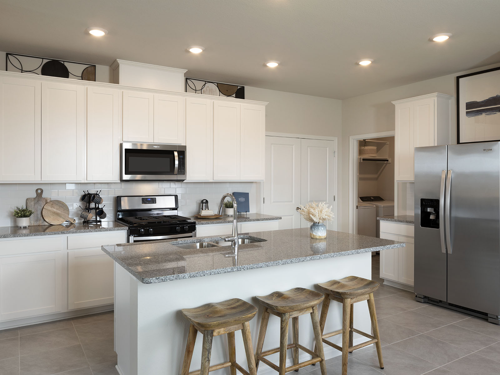 Easily entertain family and friends with this open-concept floorplan.