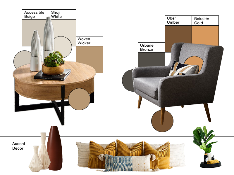 Collage of furniture