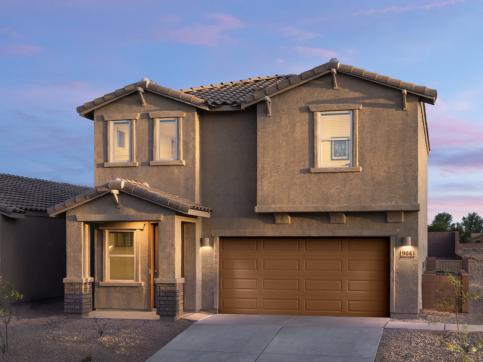 The 1910 floorplan modeled at Madera Highlands. 