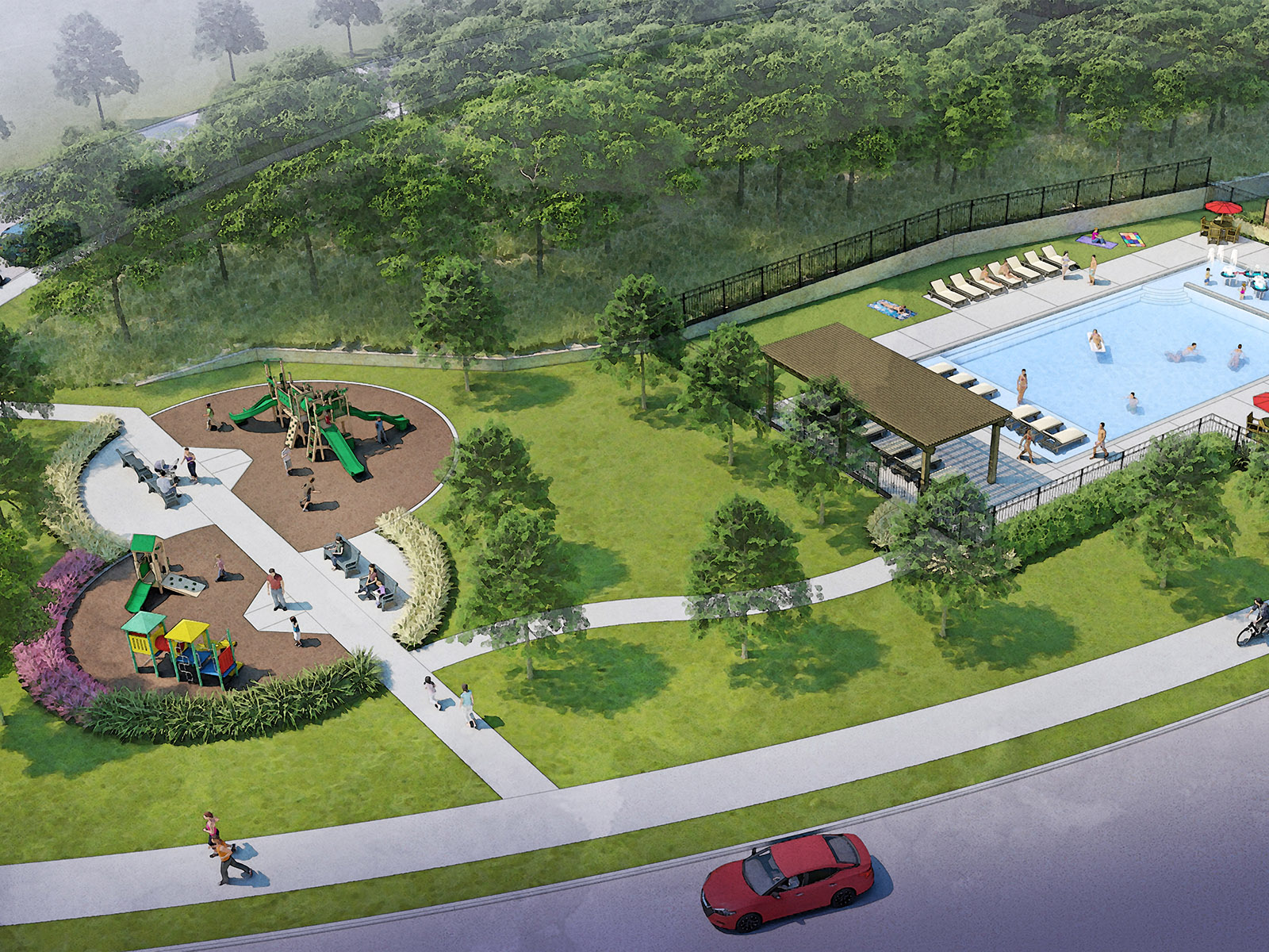Have a fun filled day at the Ashford Park amenity center. 