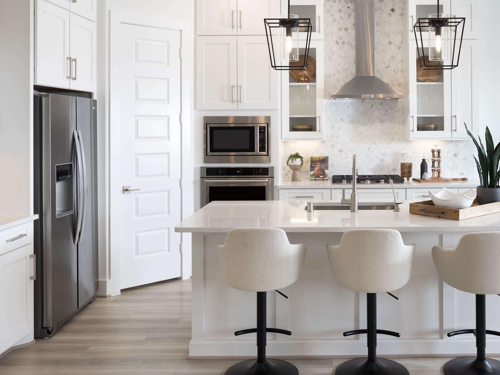 Interior shot of Meritage Homes kitchen