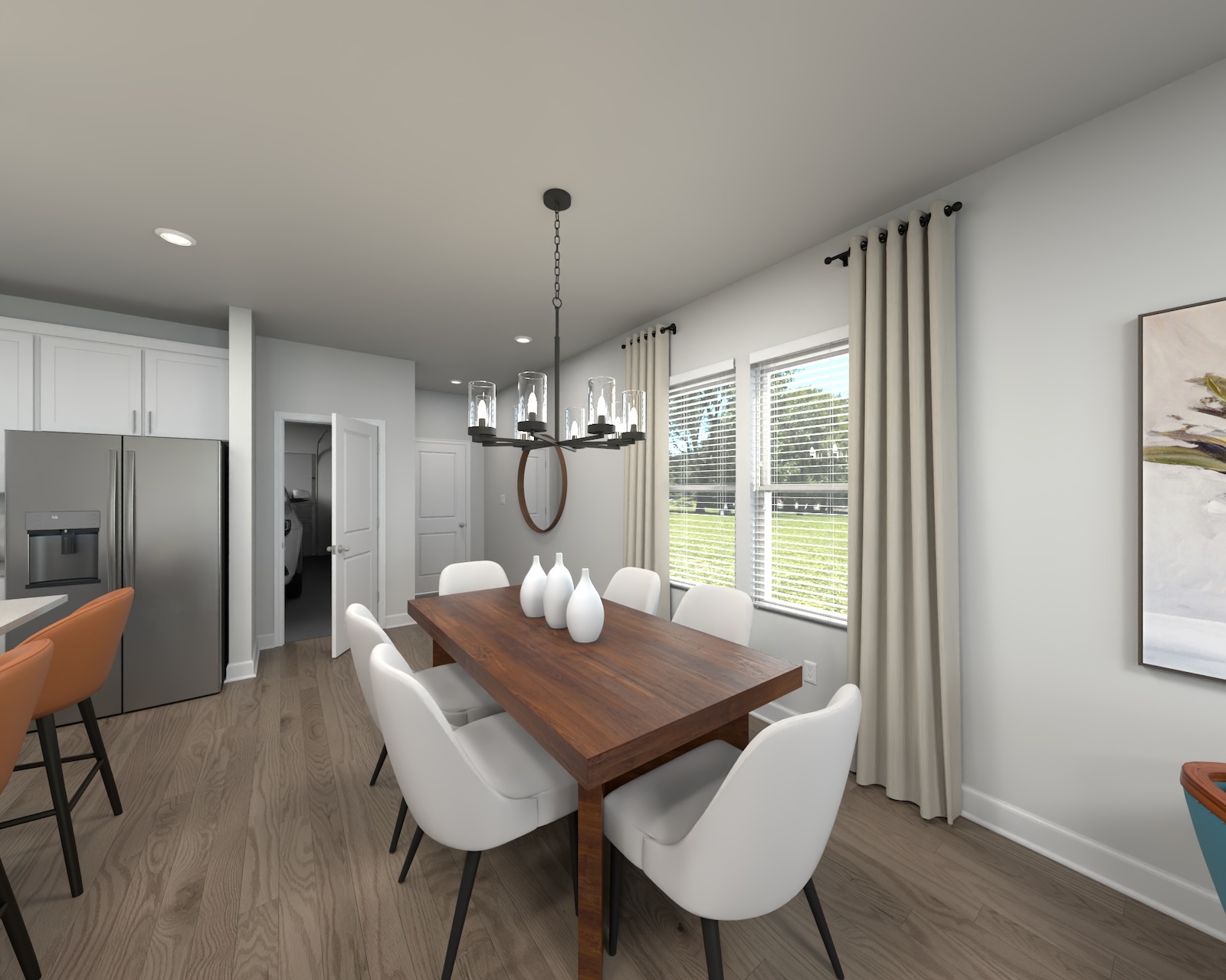 Skip takeout and prep dinner in the well-appointed kitchen.