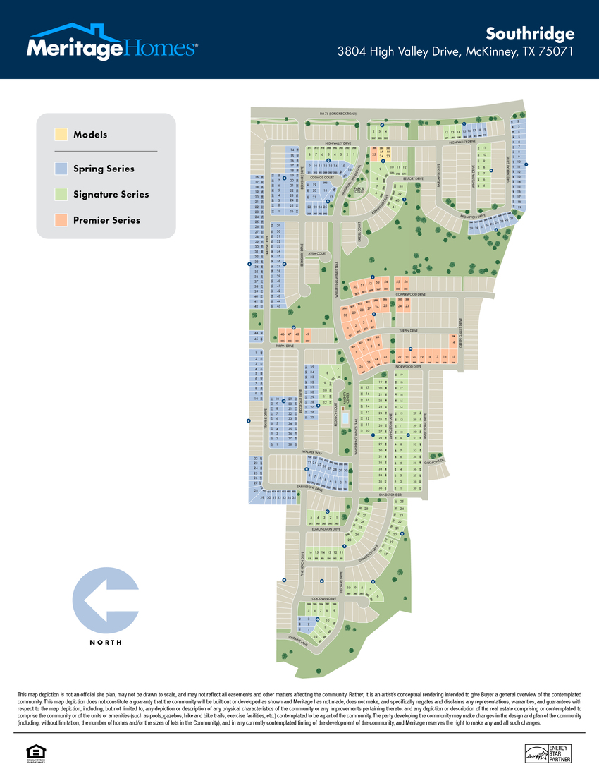 Southridge community map