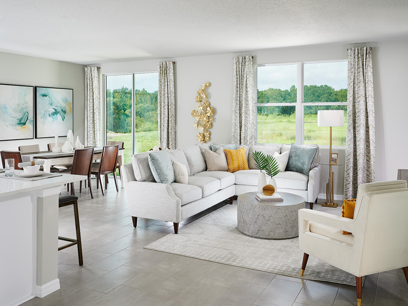 Kitchen modeled at Bristol Meadows. 
