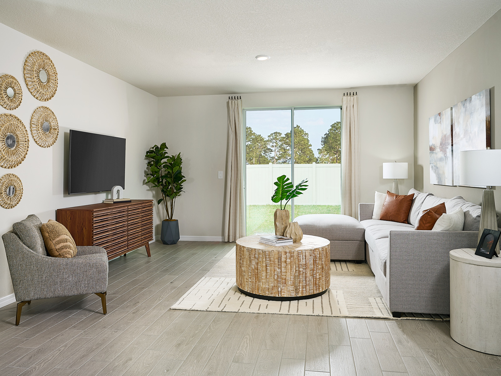 Kitchen of the Acadia floorplan modeled at Park East.