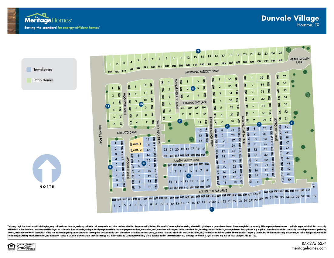 HOU Flyer Site Map Dunvale Village