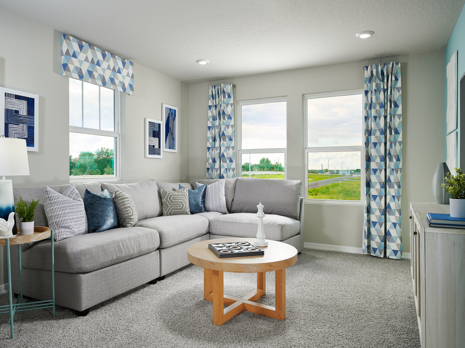 Kitchen modeled at The Meadow at Crossprairie