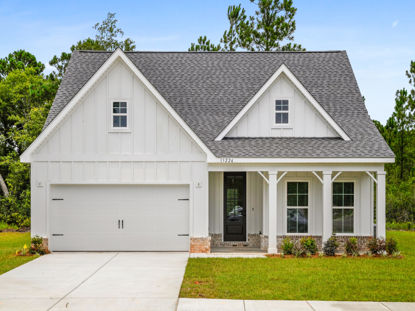 Sandpiper front exterior at a Meritage Homes community in Gulfport, MS.