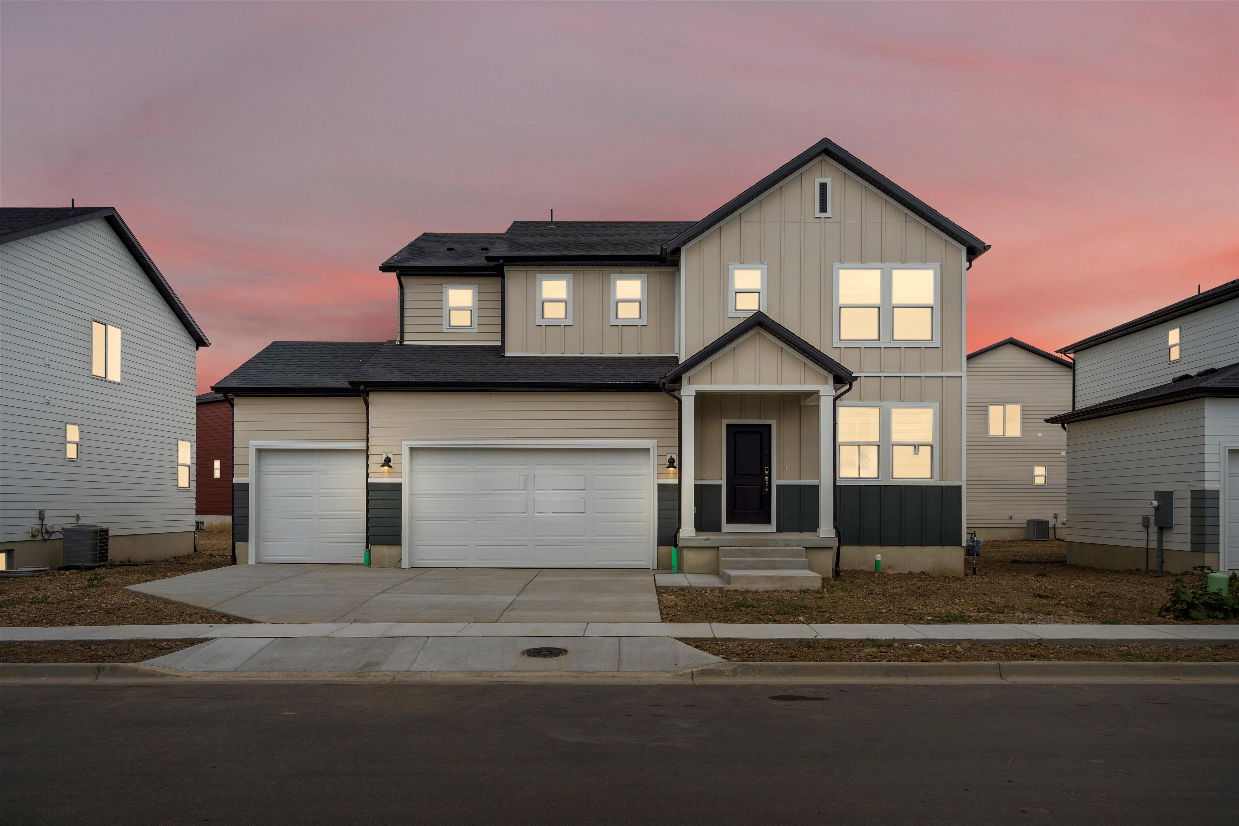 The Residence 3 floorplan interior image taken at a Meritage Homes Community in West Haven, UT.