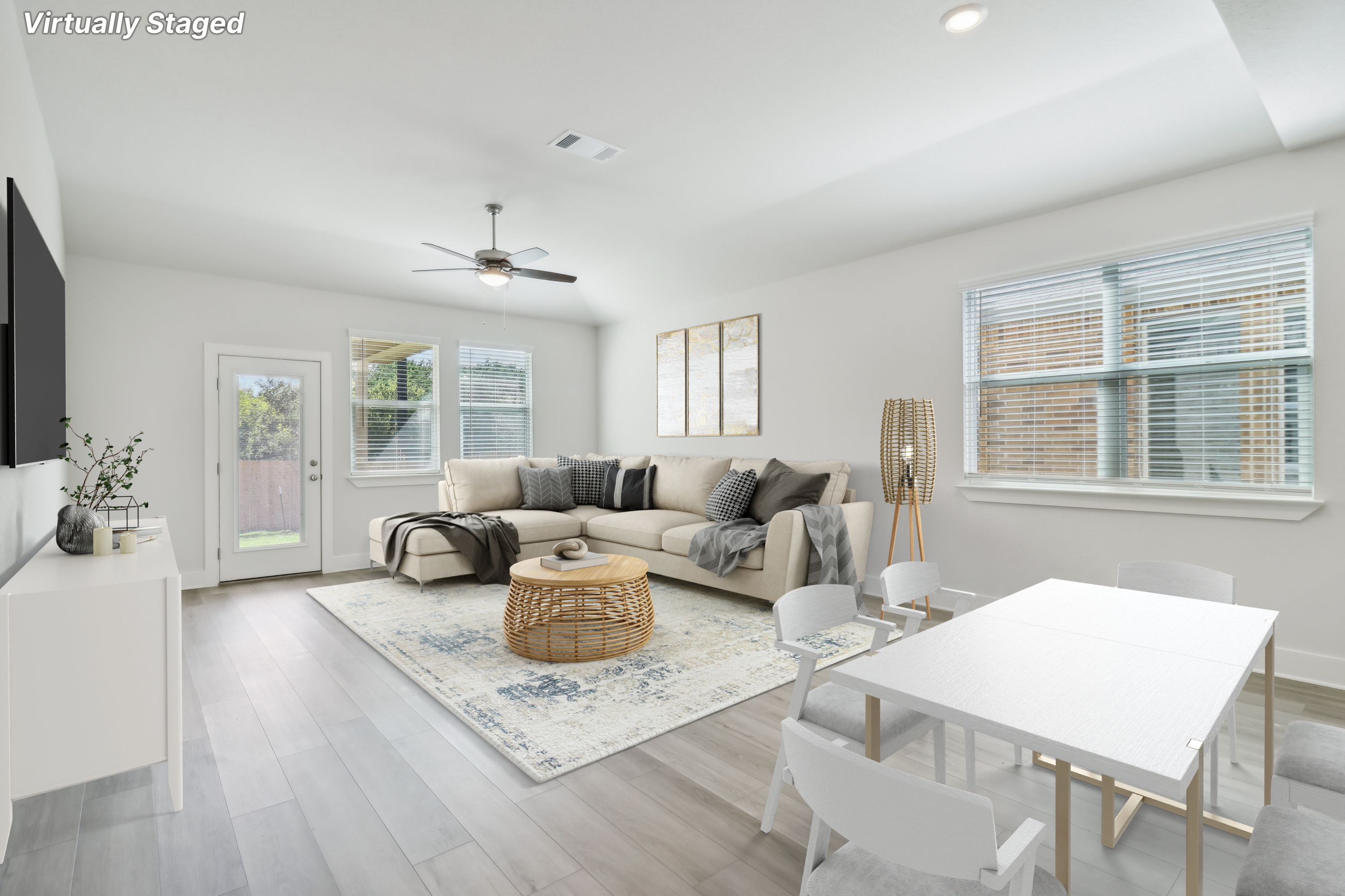 Front exterior of the Sabine floorplan at a Meritage Homes community.
