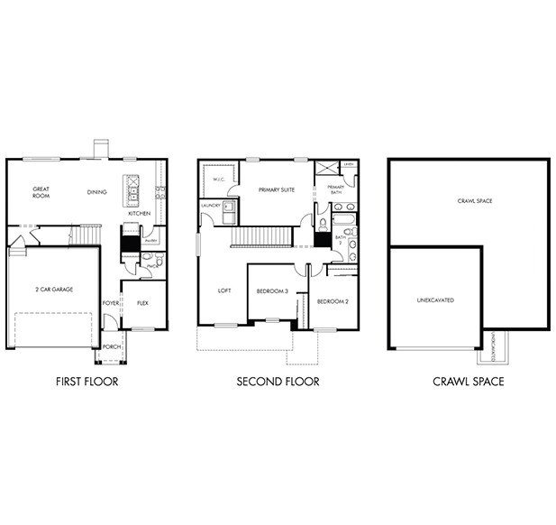 The Juniper floorplan at Westgate by Meritage Homes in Greeley, CO.