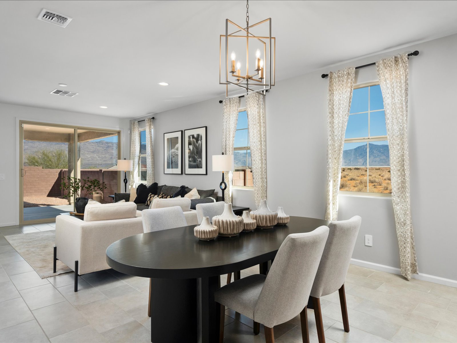 Enjoy an open concept kitchen complete with a suite of Whirlpool® appliances.