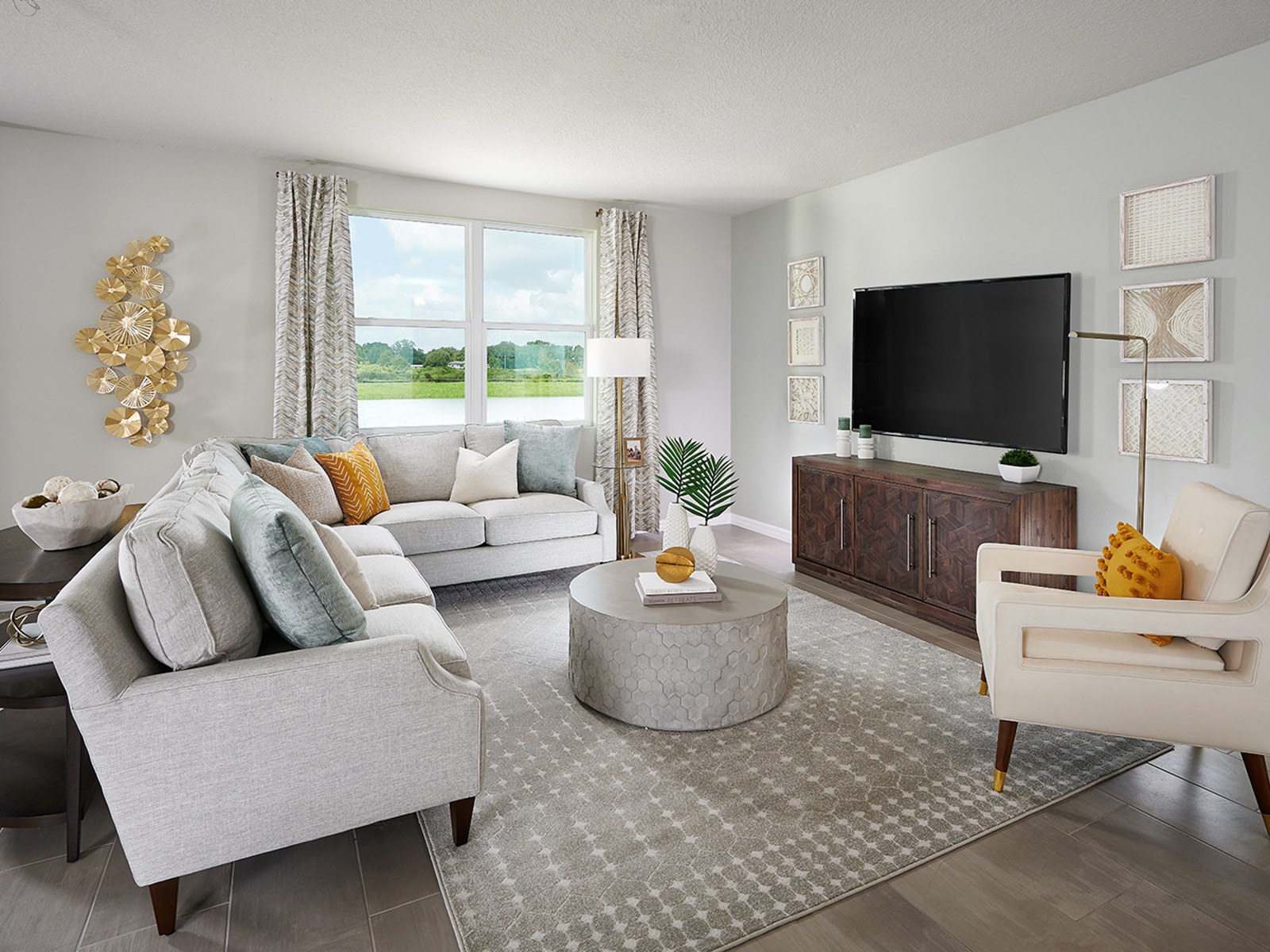 Kitchen modeled at Bristol Meadows. 