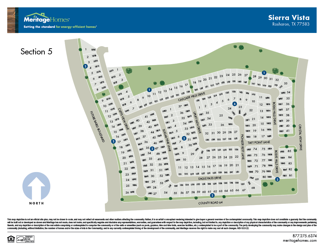 HOU Flyer Site Map Sierra Vista Sec 5