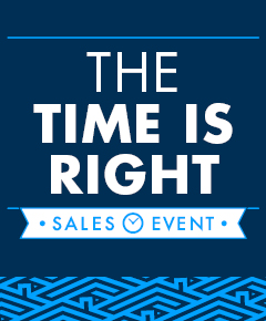 time is right Sales Event