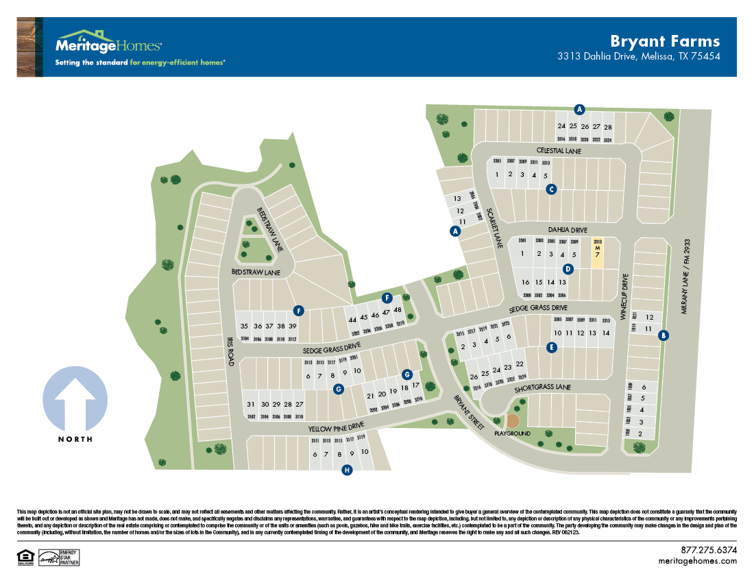 DFW_Bryant Farms_Site Map