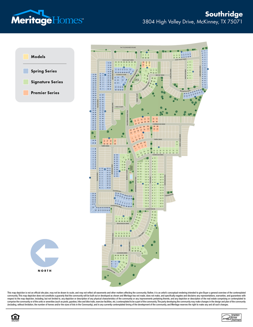Southridge site map