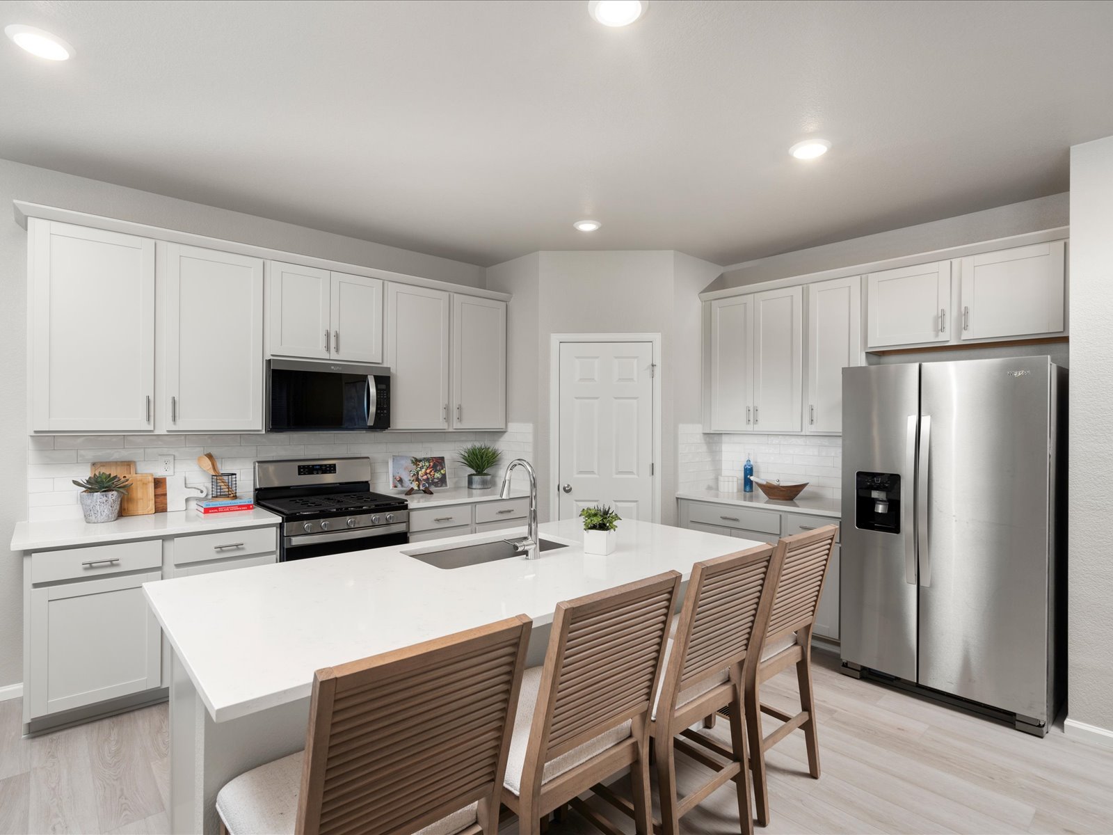 The Timberline floorplan modeled at Lake Bluff in Greeley, CO