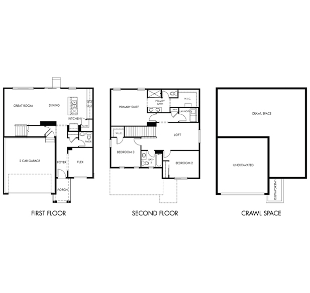 The Pagosa floorplan at Westgate by Meritage Homes in Greeley, CO.