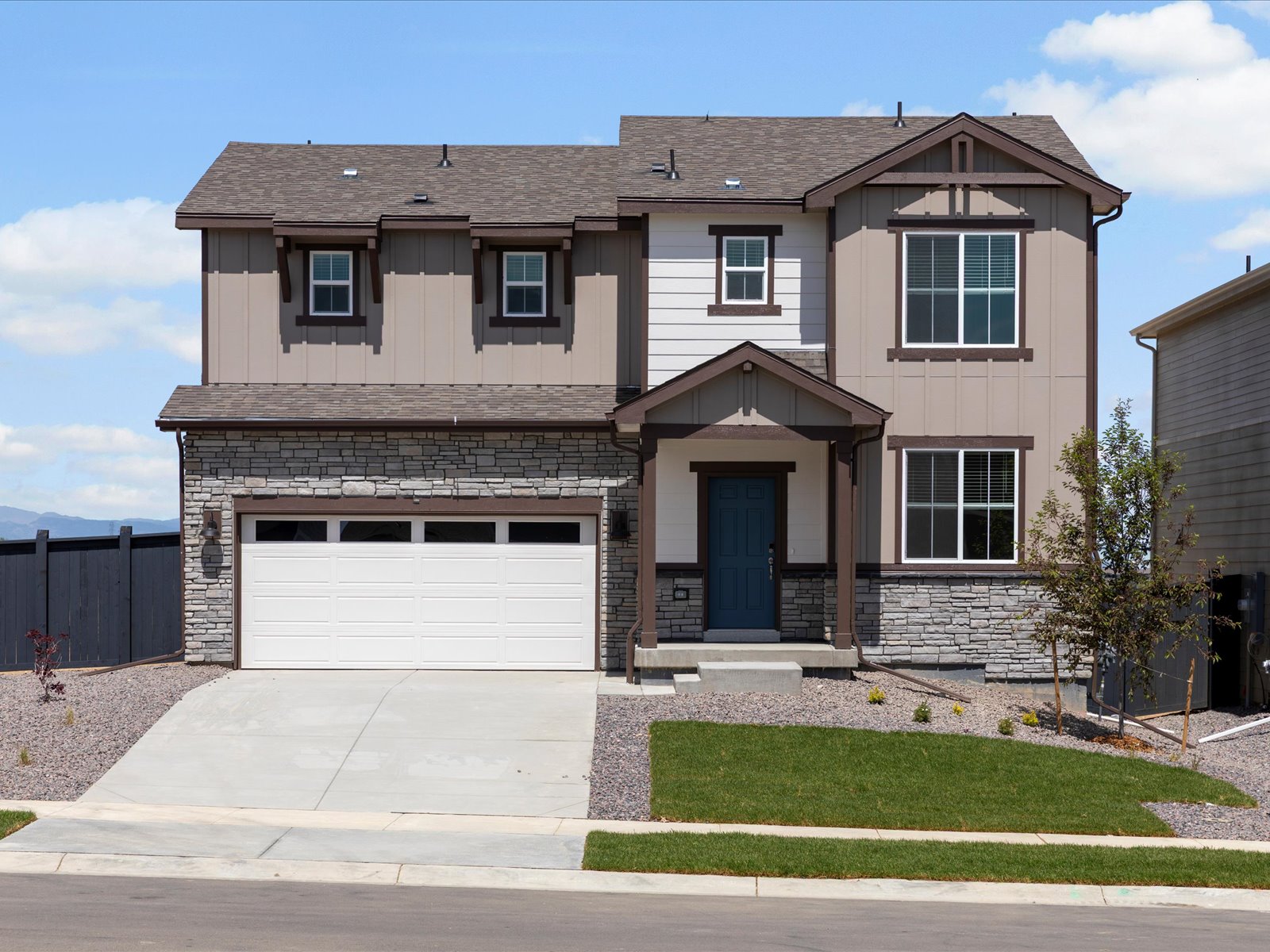 The Monarch floorplan modeled at a Meritage Homes community in Greeley, CO.