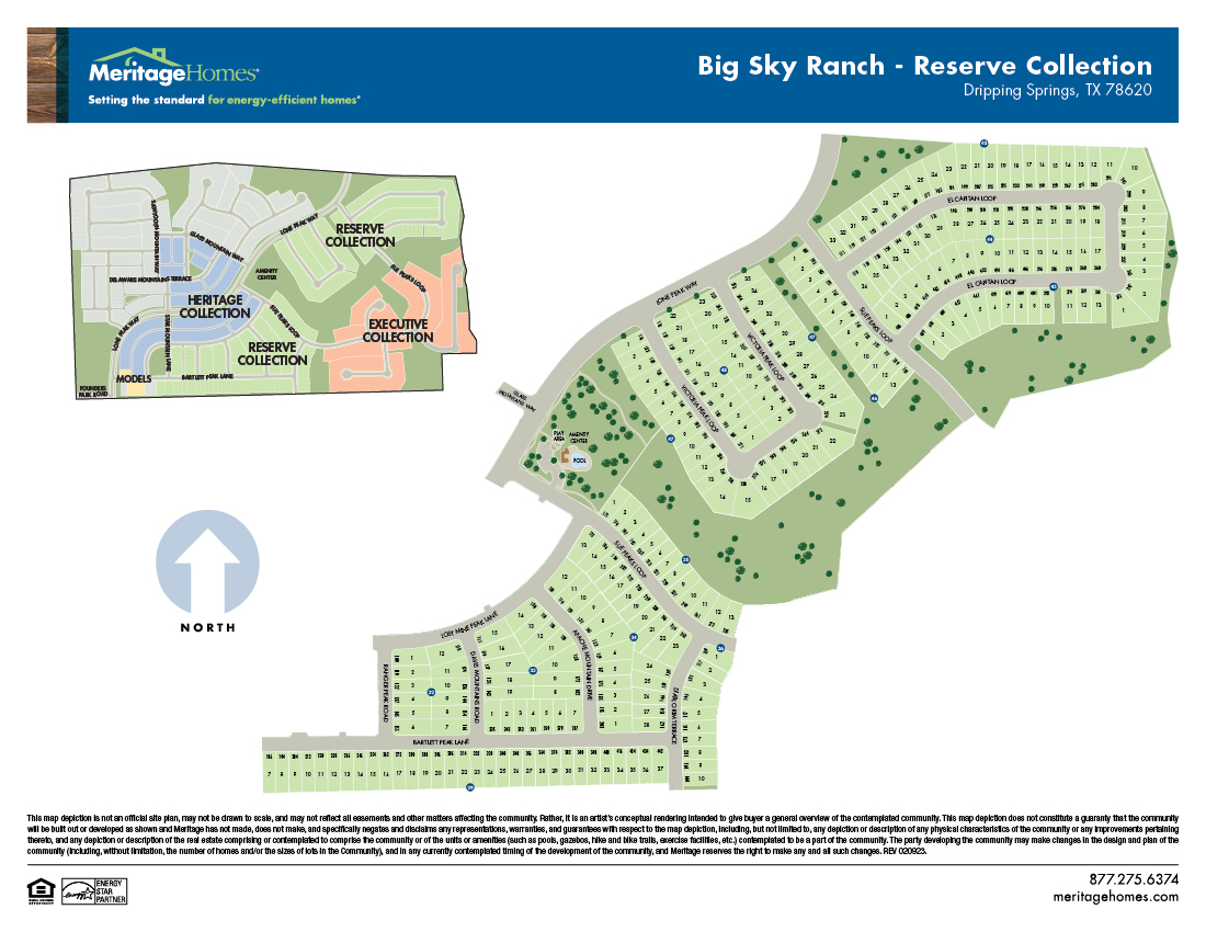 AUS Site Map Flyer Big Sky Ranch PH 2 3 4 Reserve