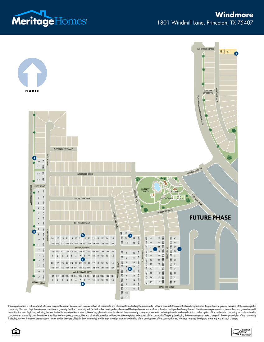Windmore community map