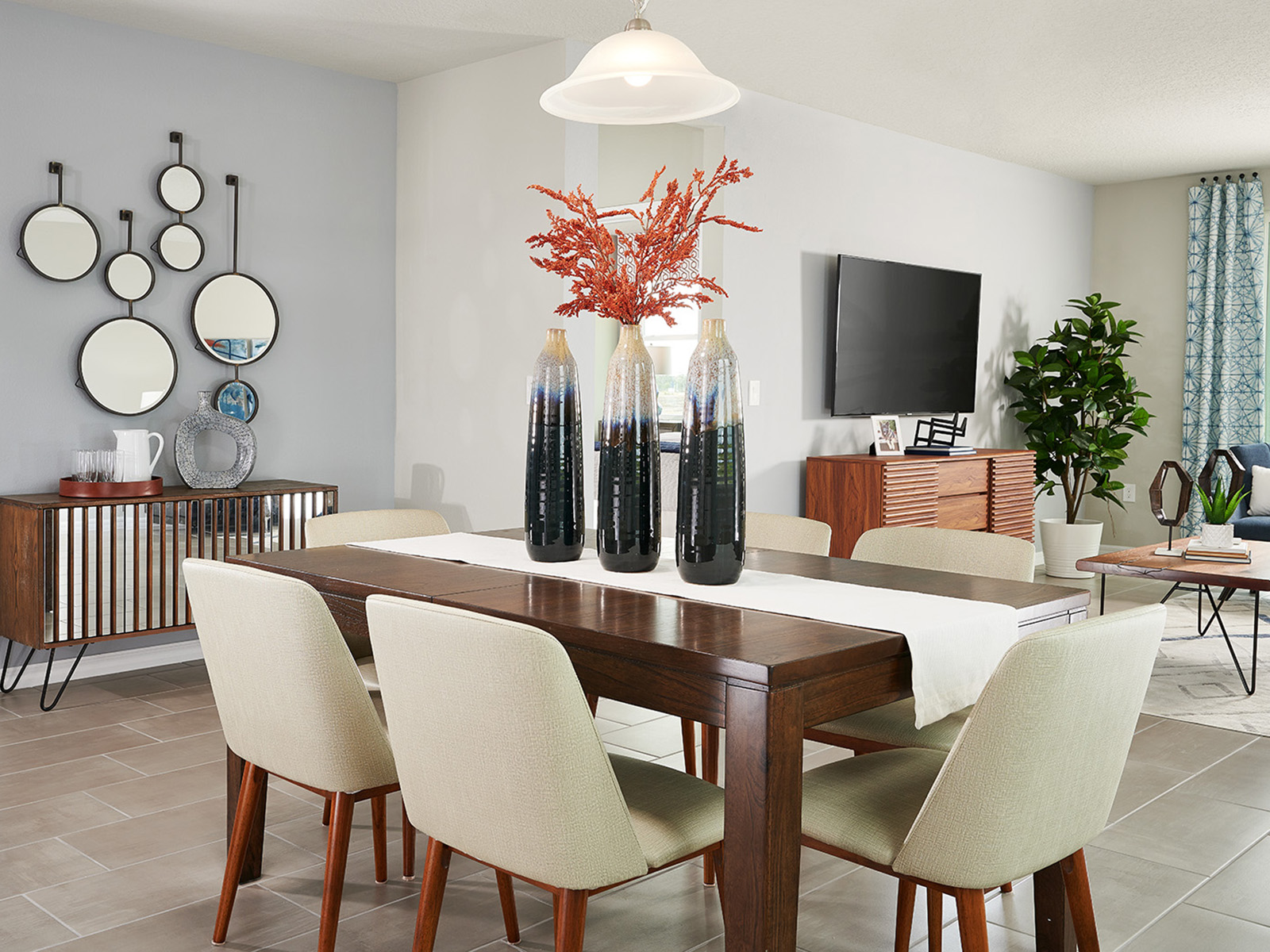 Kitchen modeled at Villamar.