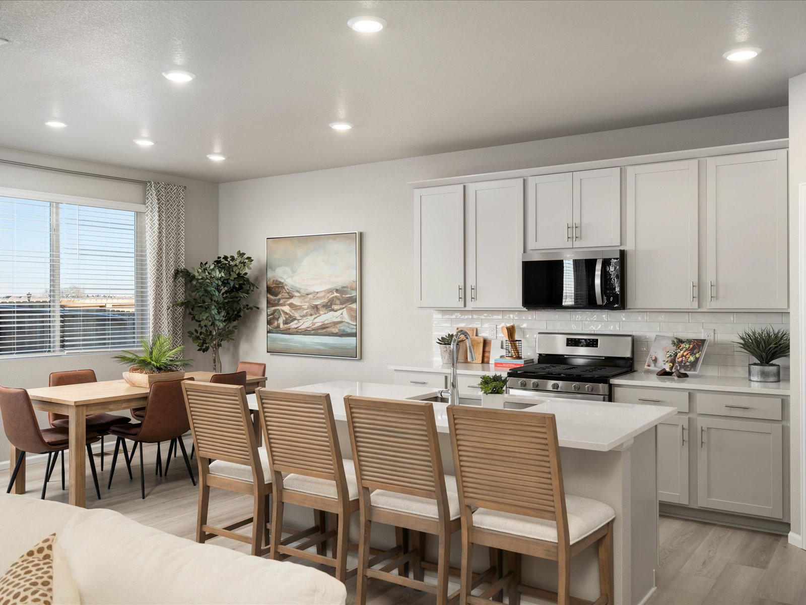 The Timberline floorplan modeled at Lake Bluff in Greeley, CO