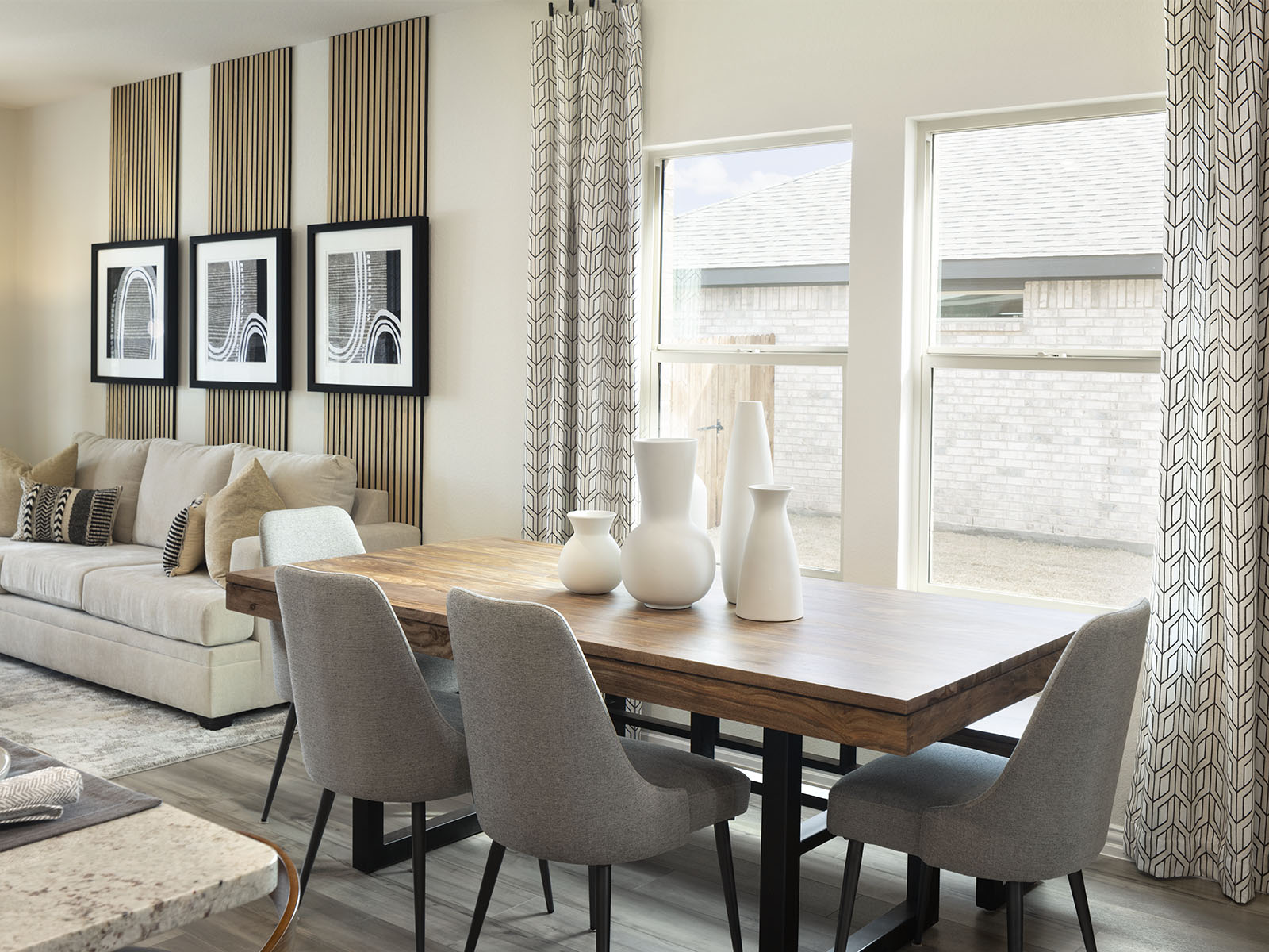 Enjoy having company sit at the island while you cook.