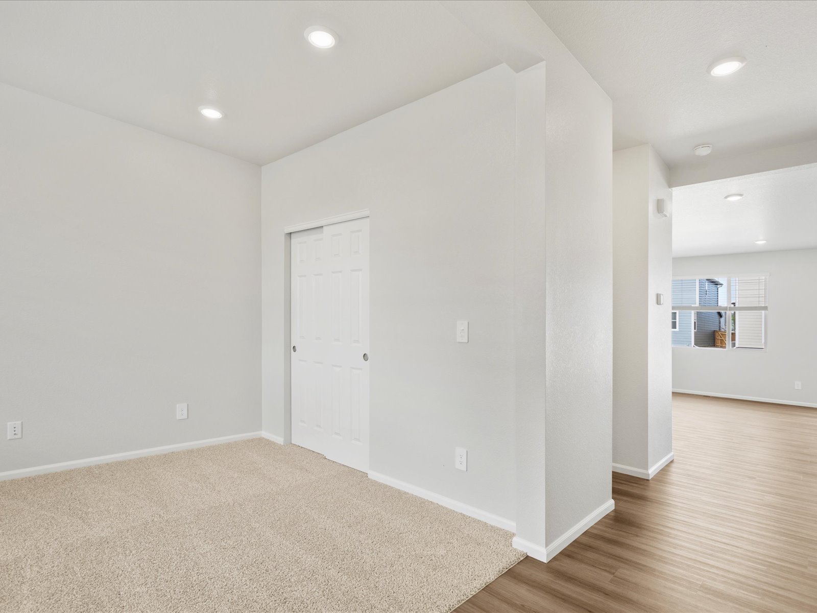 The Bergamot floorplan image taken at a Meritage Homes community in Brighton, CO.