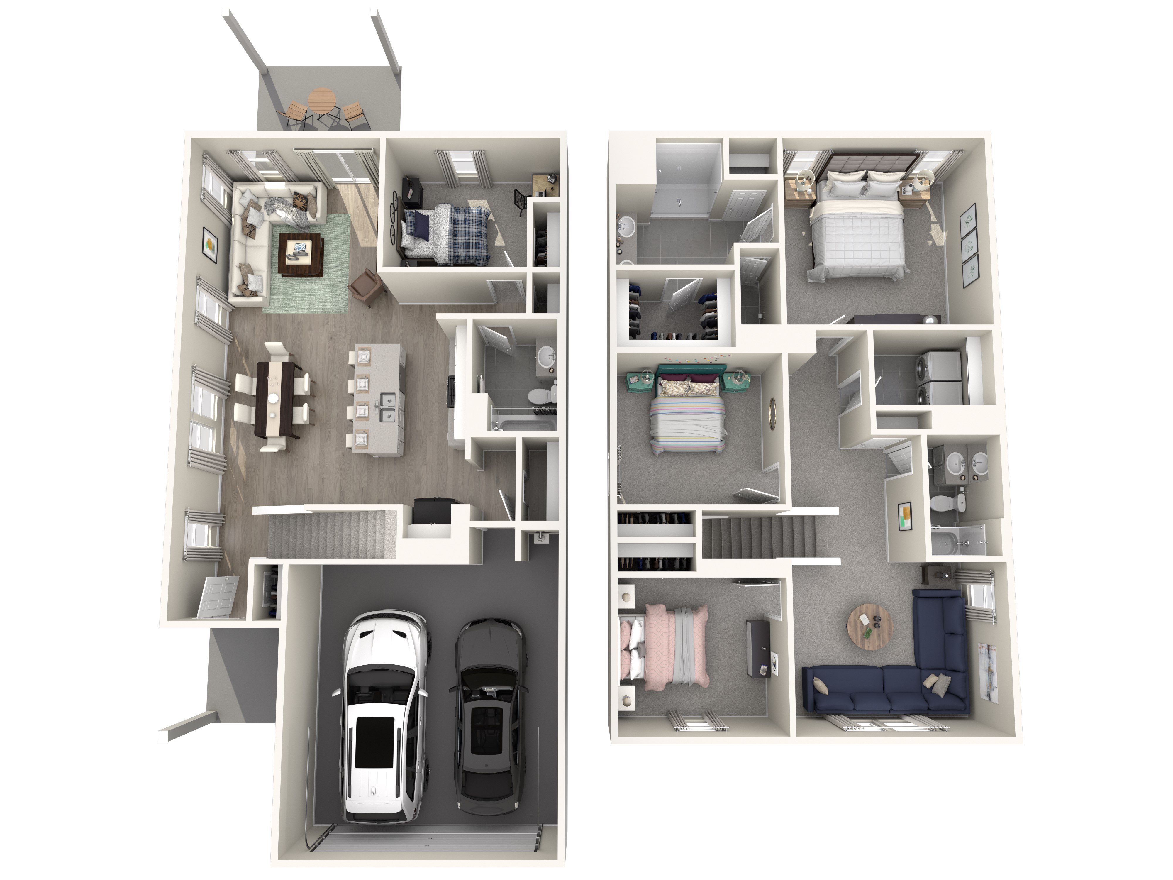 Roswell 3D Floorplan