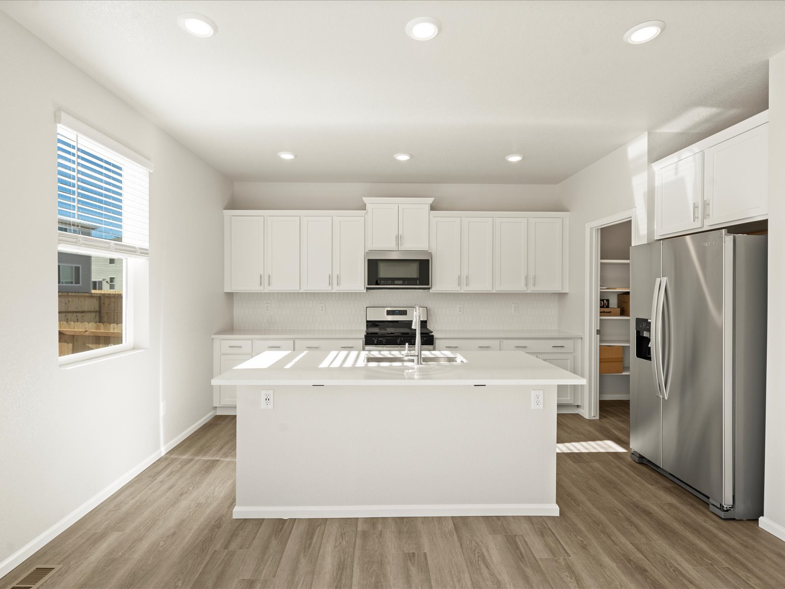 The Juniper floorplan interior image taken at a Meritage Homes community in Colorado Springs.