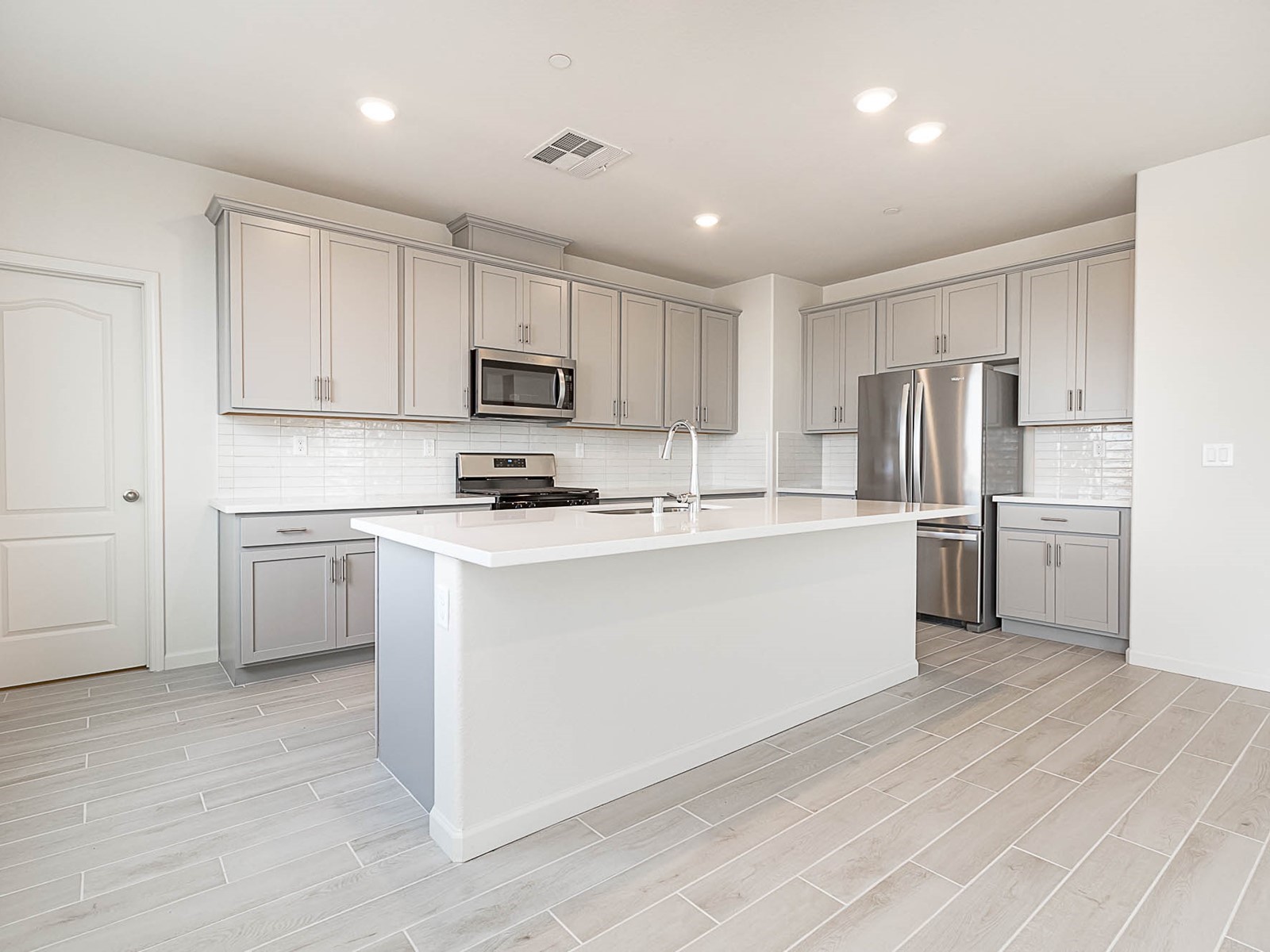 Residence 3 kitchen at a nearby Meritage community.
