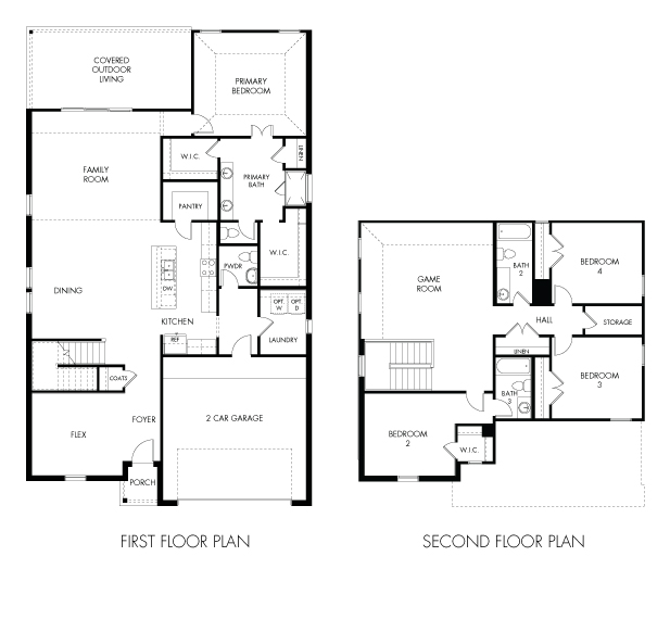 The Woodside floorplan