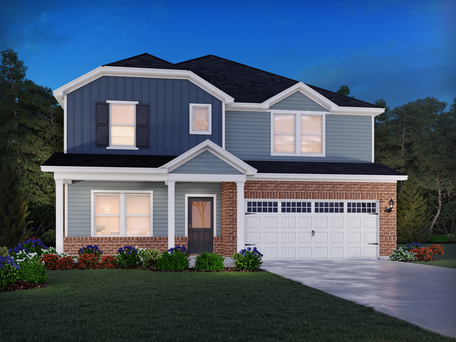Study in the Sherwood floorplan at a Meritage Homes community in Garner, NC.