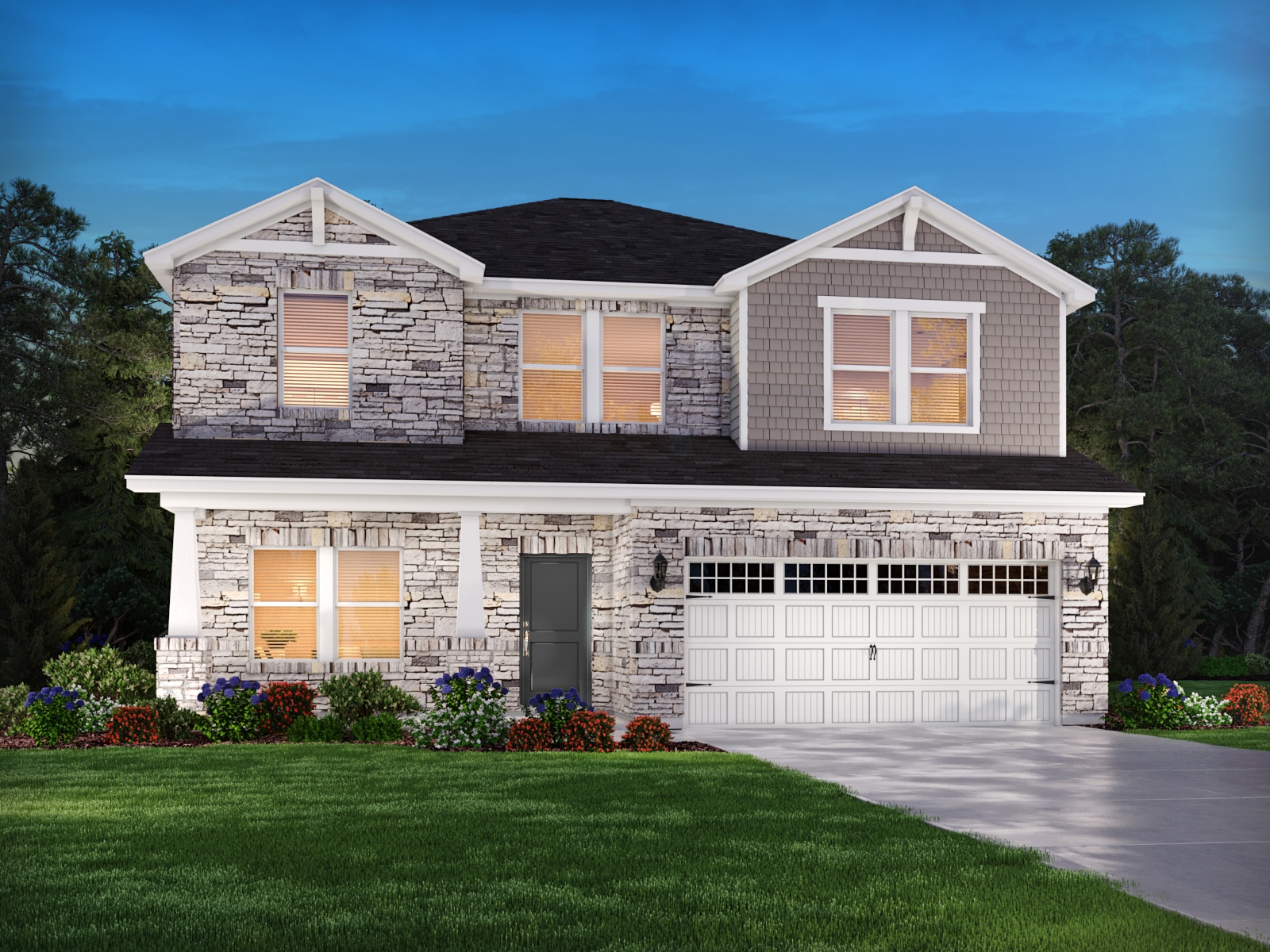 New Home Community Oak Manor Signature Series By Meritage Homes