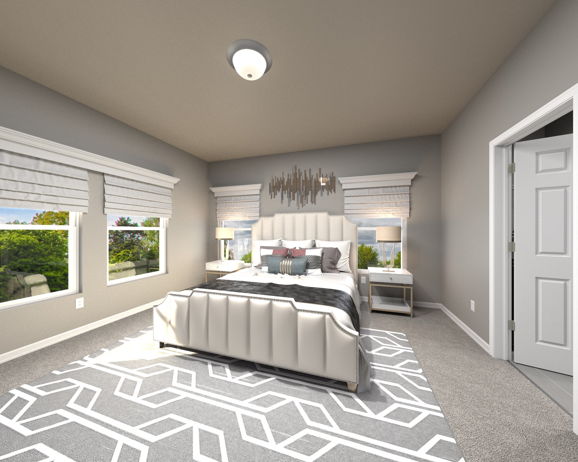 Spacious Kitchen with Work Island