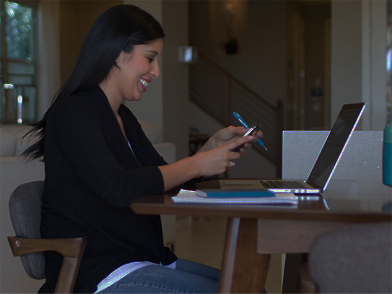 Women on computer