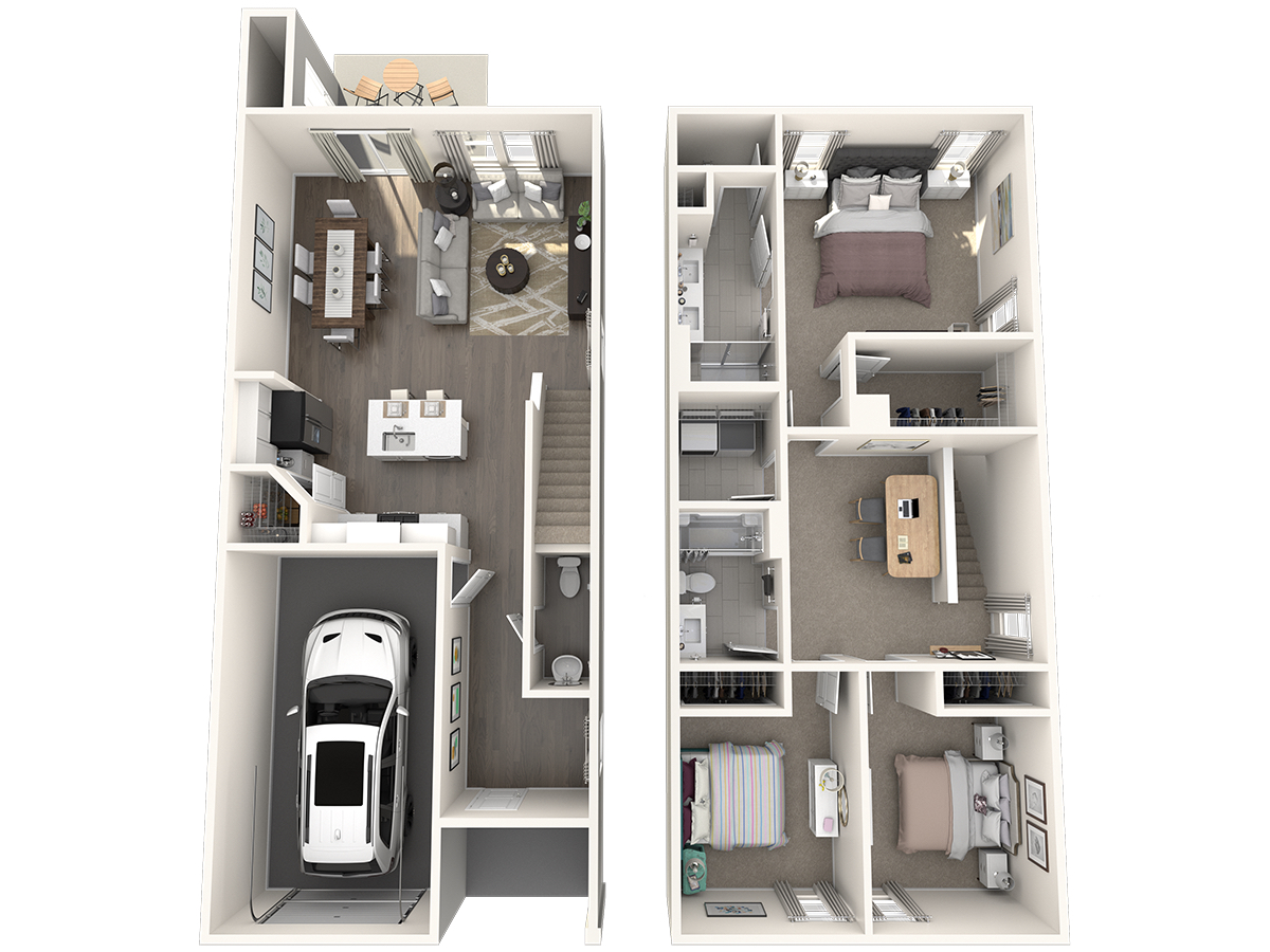 Amber 3D Floorplan