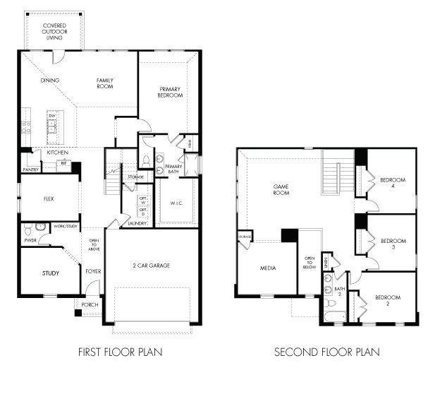 The Woodside floorplan