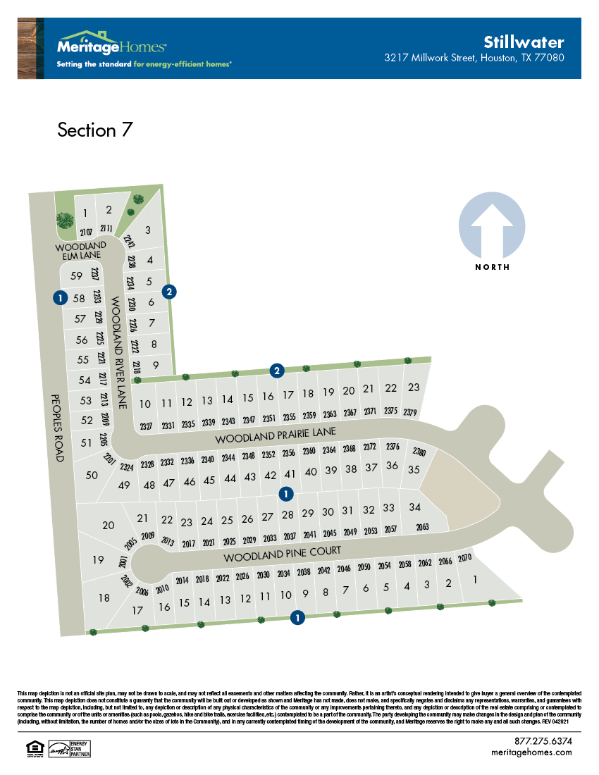 HOU Site Map Flyer Stillwater Sec 7