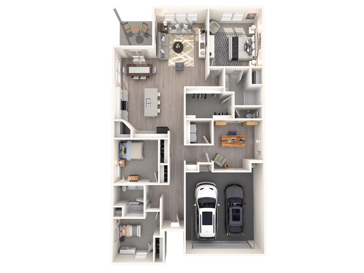 Newport 3D Floorplan