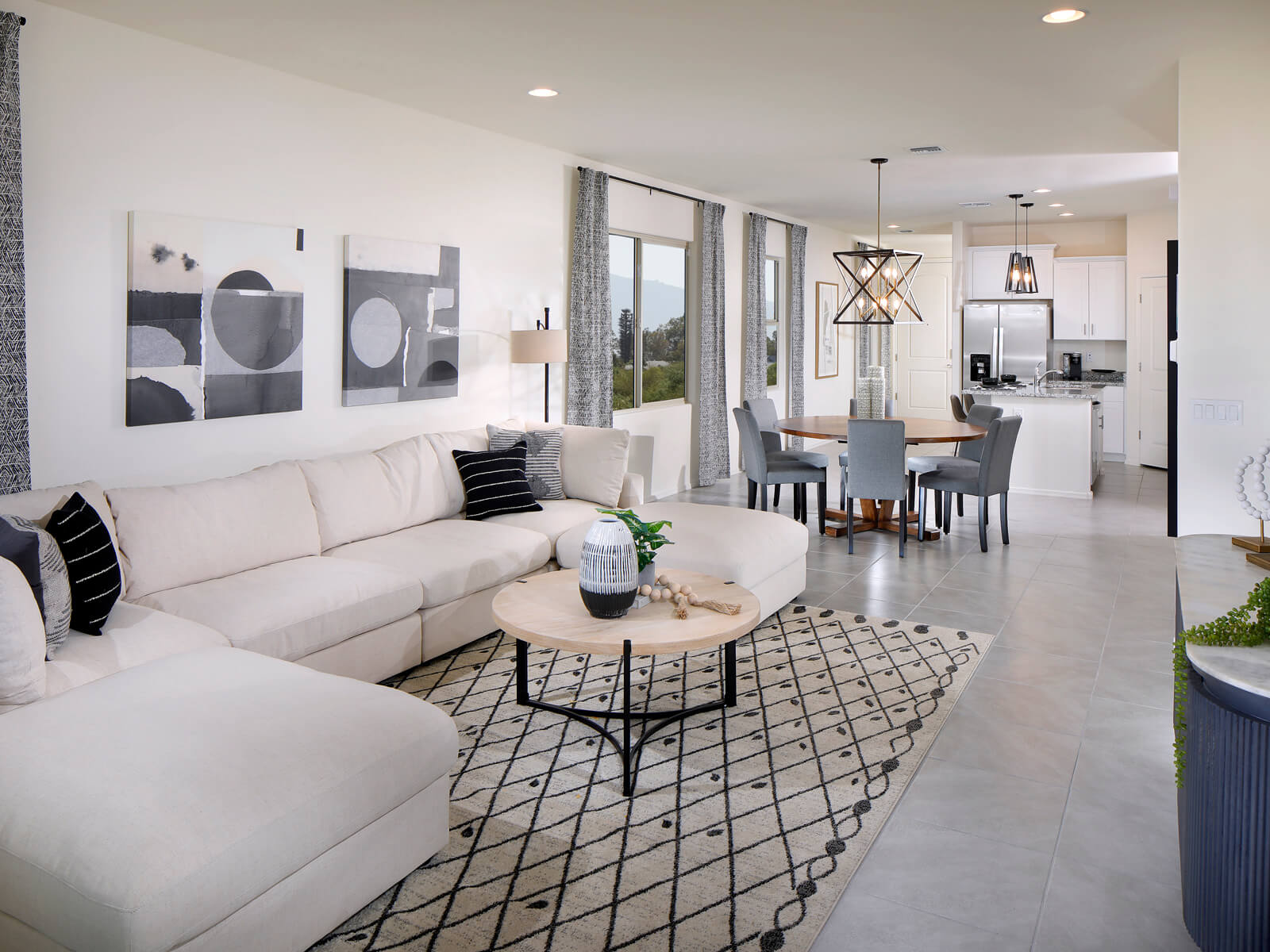 The 1460 floorplan modeled at Sonora at Entrada del Pueblo in Sahuarita, AZ.