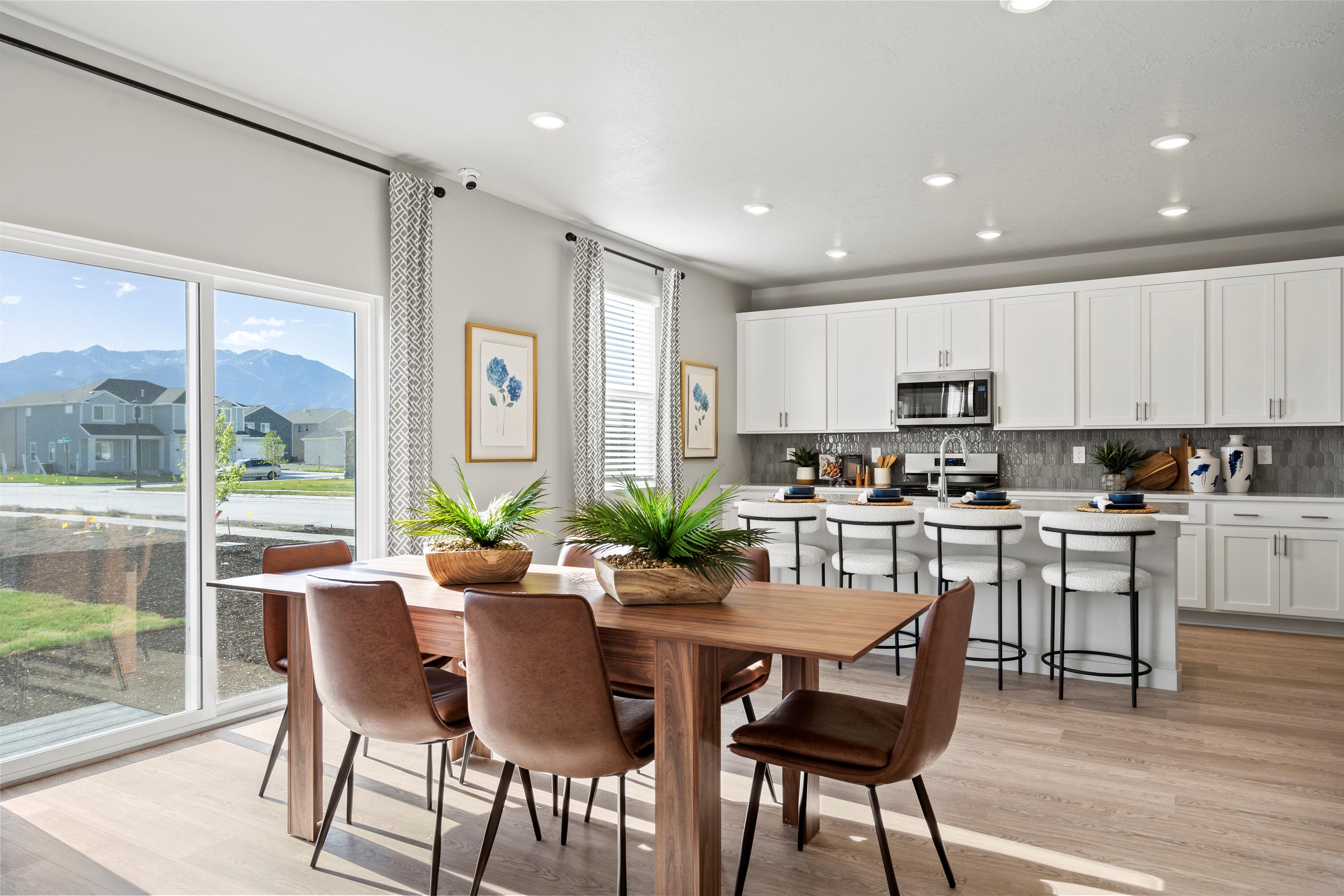 The Pine floorplan interior image taken at a Meritage Homes Community in Eagle Mountain, UT.