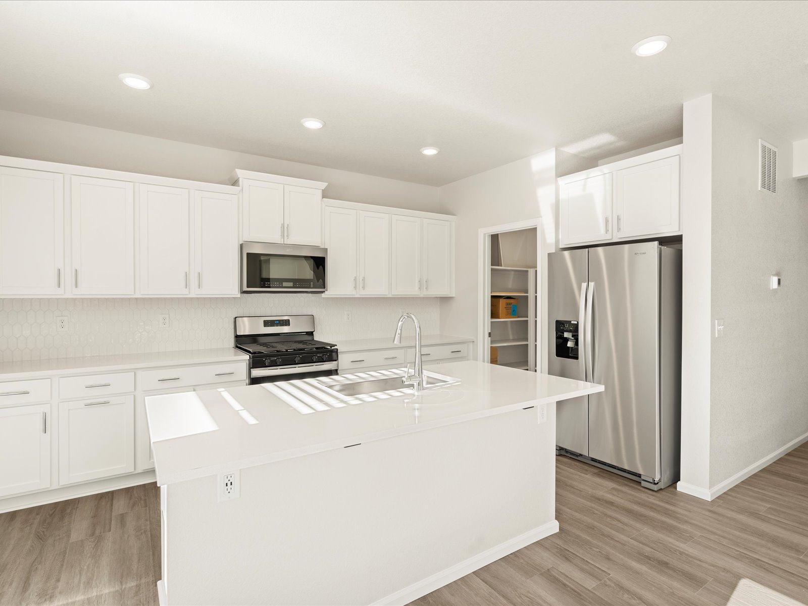 The Juniper floorplan interior image taken at a Meritage Homes community in Colorado Springs.