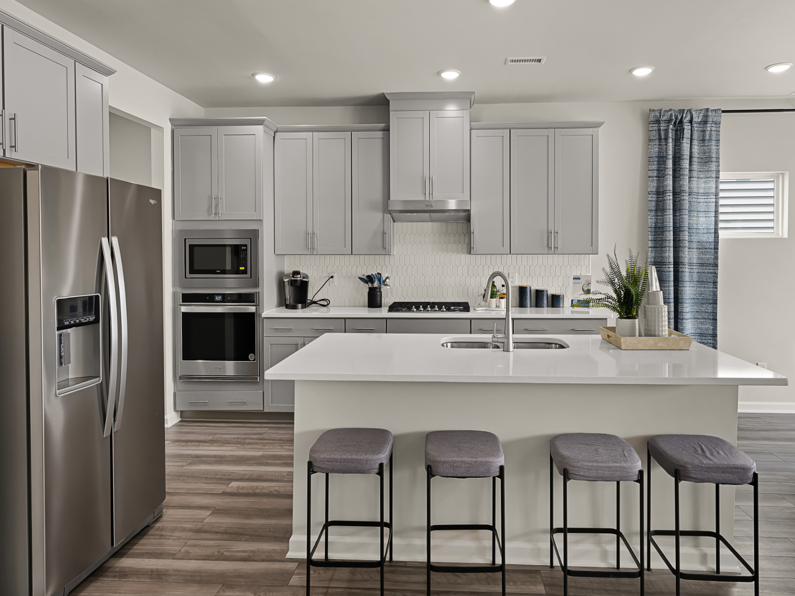 Flex room in the Johnson floorplan at a Meritage Homes community in Wendell, NC.