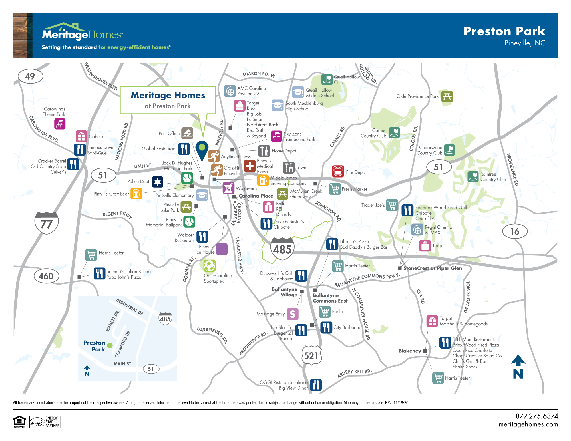 New Home Community Preston Park By Meritage Homes